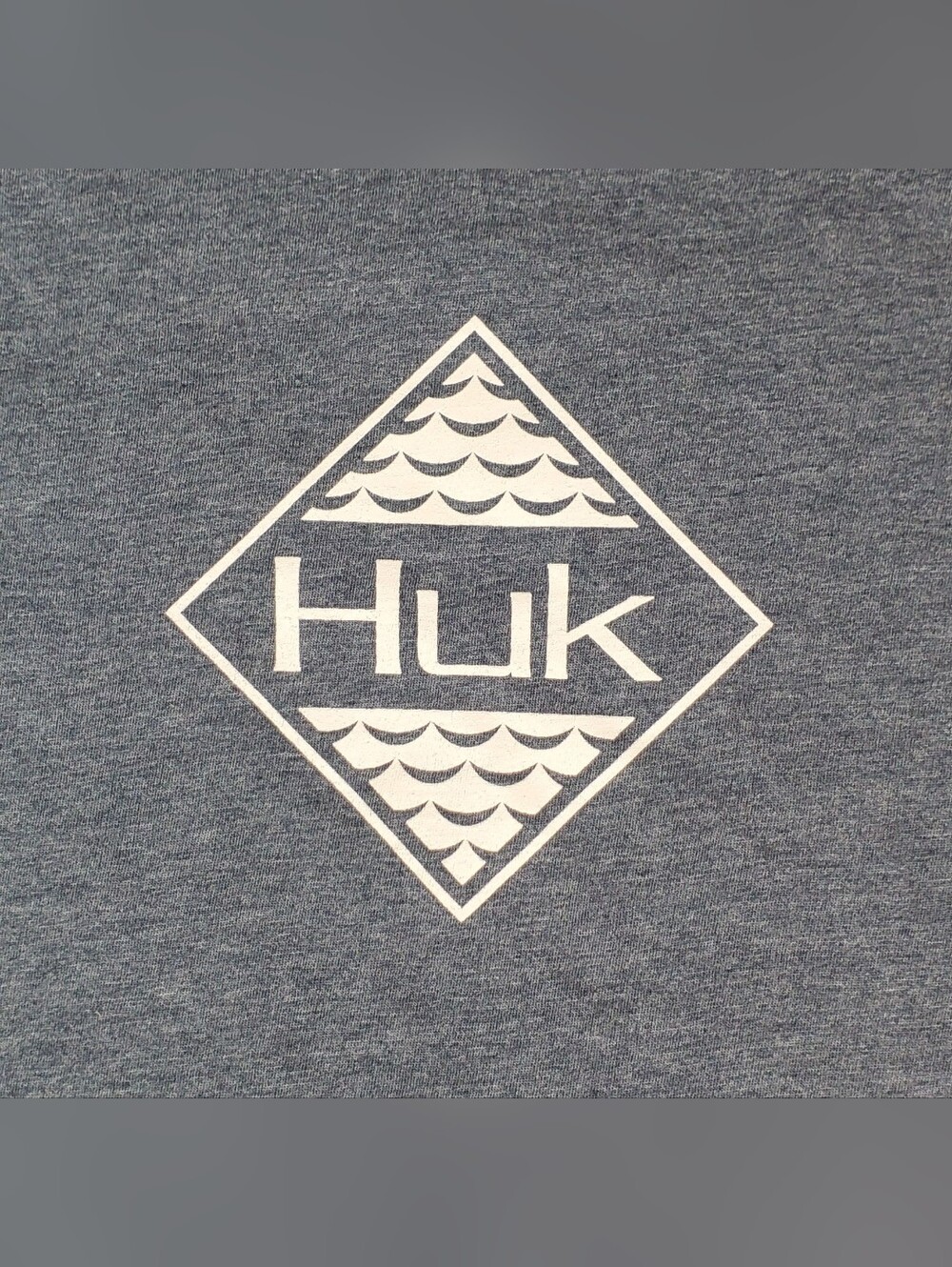 Huk Ripple Tee Performance Fishing Graphic T Shirt Beach - Size L - GUC